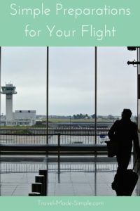 Flying can be a stressful part of travel. Here are some simple preparations for your flight that will make you more comfortable and reduce travel stress. Flying can be a stressful part of travel. Here are some simple preparations for your flight that will make you more comfortable and reduce travel stress.