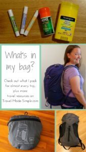 Planning a trip? Here's what I pack for almost every trip. Use the travel resources I love to start planning your vacation today. From flights to lodging, tours to luggage, it's travel made simple. travel resources - what's in my bag