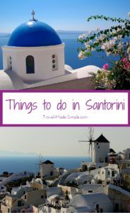 Though the island is famous for its gorgeous sunsets, there are many other things to do in Santorini. Add some of these activities to your Greece itinerary. Things to do in Santorini