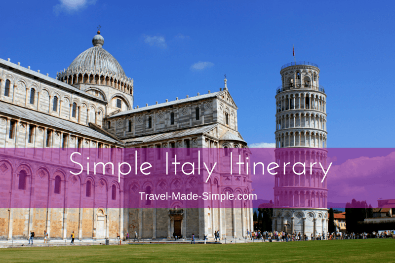 Simple Italy Itinerary Ideas For Planning One Week In Italy