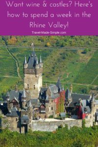 Germany's Rhine Valley is a popular region for exploring castles and wine. Use this 1 week itinerary in the Rhine Valley to make the most of your trip here. Germany's Rhine Valley is a popular region for exploring castles and wine. Use this 1 week itinerary in the Rhine Valley to make the most of your trip here. #rhinevalley #germany #rhineriver