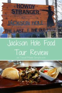 In her Jackson Hole food tour review, Gigi Griffis tells us how much she enjoyed the surprisingly tasty foods she got to try in this Wyoming town. #wyoming #wy #jacksonhole #foodtours #traveltips In her Jackson Hole food tour review, Gigi Griffis tells us how much she enjoyed the surprisingly tasty foods she got to try in this Wyoming town. #wyoming #wy #jacksonhole #foodtours #traveltips