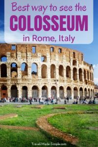 Planning a trip to Italy? Here's the best way to experience the Colosseum in Rome! Read our Underground Colosseum and Roman Forum tour review to see why you should take an exclusive access Colosseum tour in Rome. #rome #italy #traveltips Planning a trip to Italy? Here's the best way to experience the Colosseum in Rome! Read our Underground Colosseum and Roman Forum tour review to see why you should take an exclusive access Colosseum tour in Rome. #rome #italy #traveltips