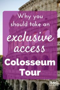 Planning a trip to Italy? Read our Underground Colosseum and Roman Forum tour review to see why you should take an exclusive access Colosseum tour in Rome. #rome #italy #traveltips Planning a trip to Italy? Read our Underground Colosseum and Roman Forum tour review to see why you should take an exclusive access Colosseum tour in Rome. #rome #italy #traveltips