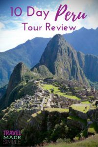 In Kortnee's 10 day Peru tour review she talks about the trip she and her husband took to Machu Picchu and beyond and why booking a tour was right for them. 10 day Peru tour review
