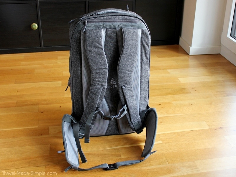 Arcido backpack review Akra straps