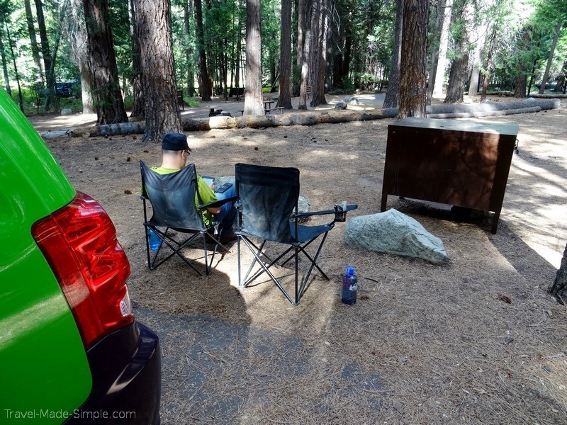 campervan national parks road trip camping chairs