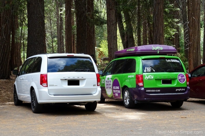 campervan road trip vehicle size