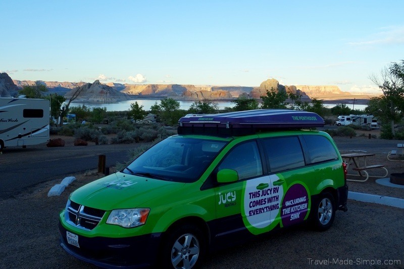 where to camp on your US road trip with a campervan