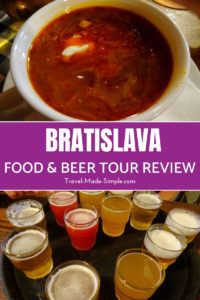 After spending several days in Bratislava, here's our look at food in Bratislava, where to eat in Bratislava, and a review of a food and beer tour we took. #bratislava #slovakia #foodtour #traveltips After spending several days in Bratislava, here's our look at food in Bratislava, where to eat in Bratislava, and a review of a food and beer tour we took. #bratislava #slovakia #foodtour #traveltips