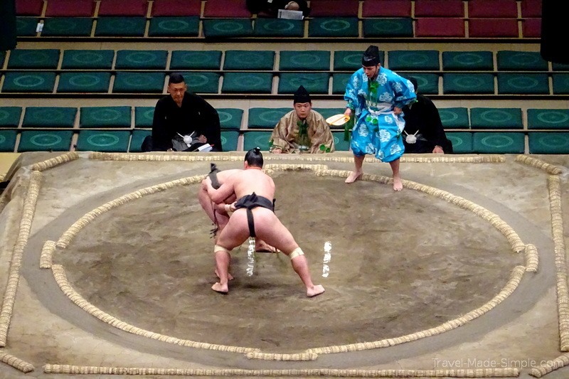 sumo wrestling bout Tokyo Japan