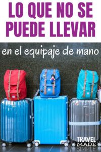 Lo que NO se puede llevar en el equipaje de mano es una guía de lo que está restringido o prohibido llevar en la maleta de mano, además de artículos que recomiendo no empacar y no llevar en el avión. #consejosdeviaje #quéempacar #trucosdeviaje #equipajedemano Lo que NO debes empacar en tu equipaje de mano es una guía de lo que está restringido o prohibido llevar en la maleta de mano, además de artículos que recomiendo no empacar y no llevar en el avión. #consejosdeviaje #quéempacar #trucosdeviaje #equipajedemano