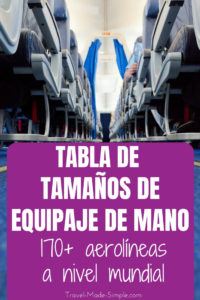 Esta tabla de tamaños de equipaje de mano contiene medidas permitidas por más de 170 aerolíneas a nivel mundial, además de restricciones adicionales como la cantidad de artículos y el peso permitidos. ¡Encuentra la maleta de mano perfecta para tus viajes! #consejosdeviaje #quéempacar #trucosdeviaje #equipajedemano #reglasdeaerolíneas #equipaje Esta tabla de tamaños de equipaje de mano contiene medidas permitidas por más de 170 aerolíneas a nivel mundial, además de restricciones adicionales como la cantidad de artículos y el peso permitidos. ¡Encuentra la maleta de mano perfecta para tus viajes! #consejosdeviaje #quéempacar #trucosdeviaje #equipajedemano #reglasdeaerolíneas #equipaje
