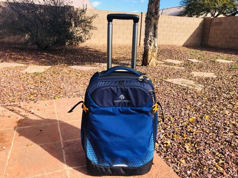 Eagle Creek carry on sized suitcase