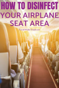 Can you take disinfectant wipes on a plane? Or makeup wipes, baby wipes, or wet wipes? Plus tips on how to disinfect your airplane seat from nasty germs. #traveltips #travelhealth Can you take disinfectant wipes on a plane? Or makeup wipes, baby wipes, or wet wipes? Plus tips on how to disinfect your airplane seat from nasty germs. #traveltips #travelhealth